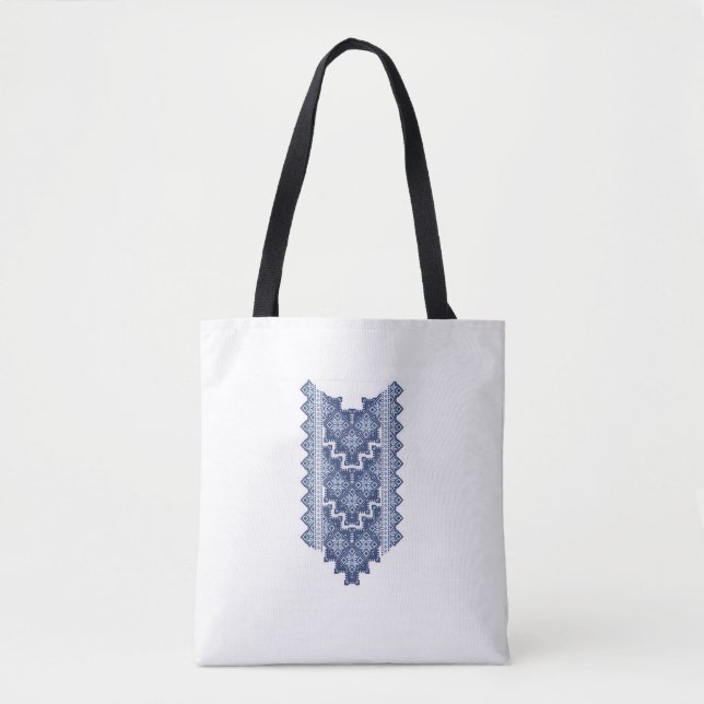 Blaues ethnisches Muster (Vorderseite)