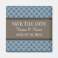 Blaues Extravagantes Gitter speichert das Datumsfe