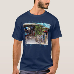 Blaues Fahrrad T-Shirt