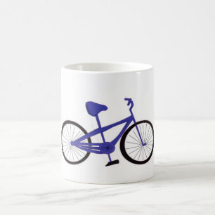 Blaues Fahrrad Tasse
