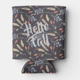 Blaues Fall-Waldland-Naturmuster Dosenkühler