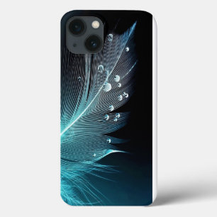 Blaues Feder Case-Mate iPhone-Hülle iPhone Hülle