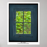 Blaues Fenster