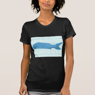 Blaues Fisch T-Shirt