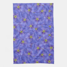 Blaues Flachs Nahtloses Muster