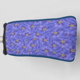Blaues Flachs Nahtloses Muster Golf Headcover