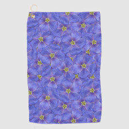 Blaues Flachs Nahtloses Muster Golfhandtuch