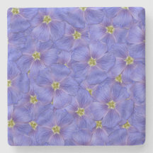 Blaues Flachs Nahtloses Muster