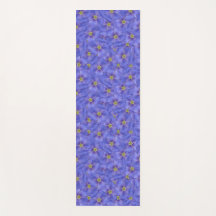 Blaues Flachs Nahtloses Muster