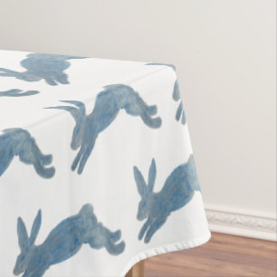 Blaues Französisches Landkaninchen Tischdecke