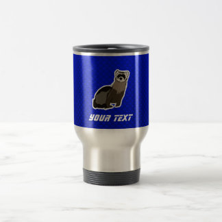 Blaues Frettchen Reisebecher