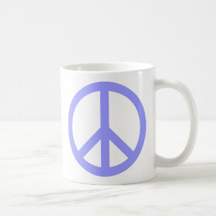 Blaues Friedenssymbol Tasse