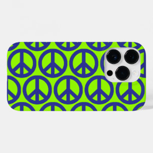Blaues Friedenszeichen Case-Mate iPhone Hülle