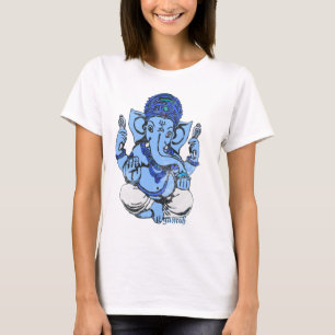 blaues ganesh T-Shirt