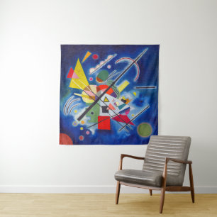 Blaues Gemälde   Wassily Kandinsky   Wandteppich