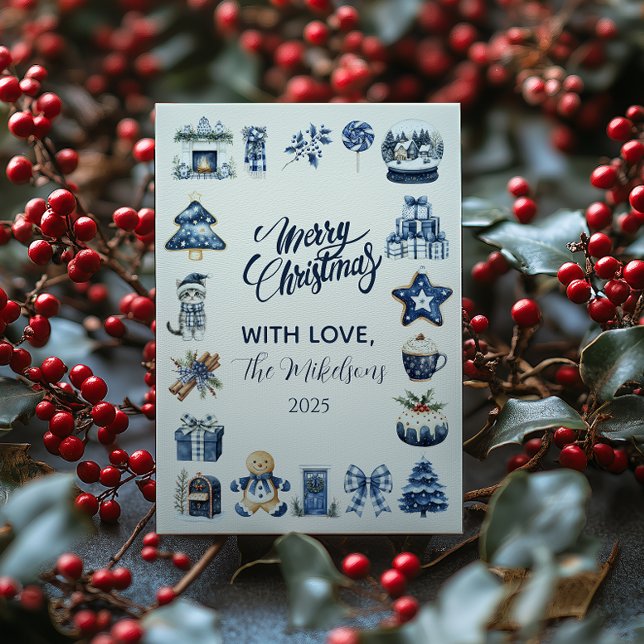 Blaues gemütliches Weihnachten (Von Creator hochgeladen)