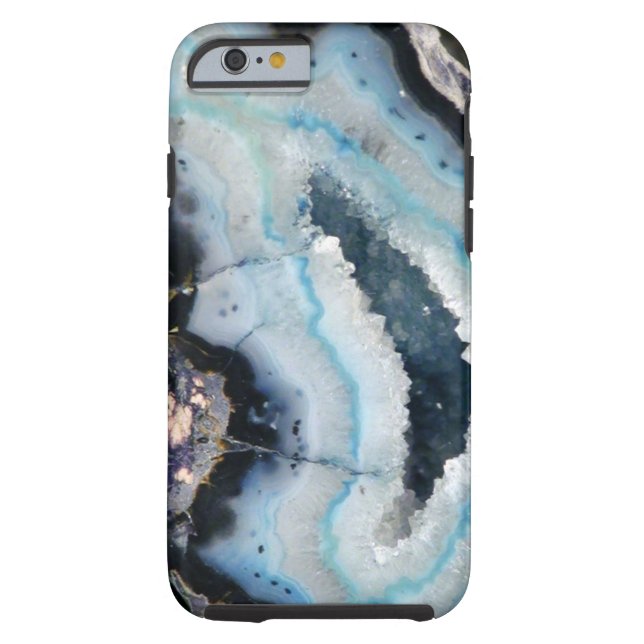 blaues geode Case-Mate iPhone hülle (Rückseite)