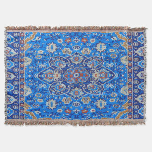 Blaues geometrisches, persisches Muster Mitte des Decke