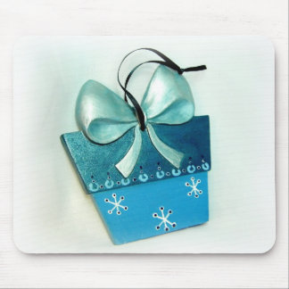 Blaues Geschenk II Mousepad