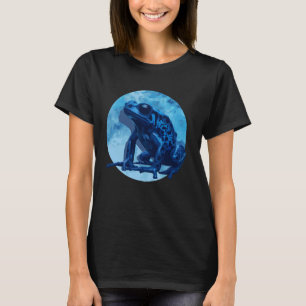 Blaues Gift-Dart-Frosch-farbige Exotische Amphibie T-Shirt