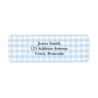 Blaues Gingham-Muster