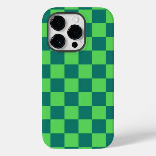 Blaues Gingham-Muster Case-Mate iPhone 14 Pro Hülle