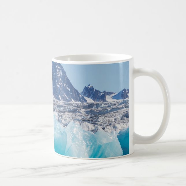 Blaues Gletschereis, Norwegen Tasse (Rechts)