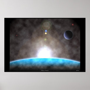 Blaues Glück Poster