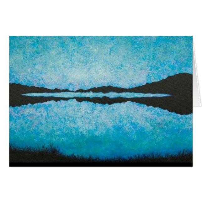 Blaues Glühen (Vorderseite (Horizontal))