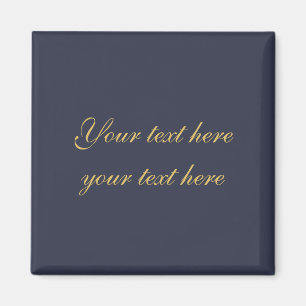 Blaues Gold Professionelles Trendiges Minimalistis Magnet