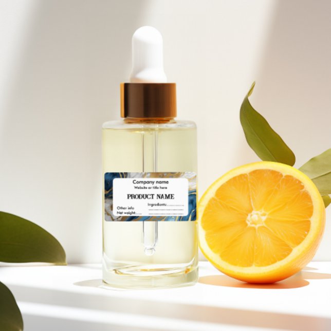 Blaues Gold und weißer Marmor (Von Creator hochgeladen)