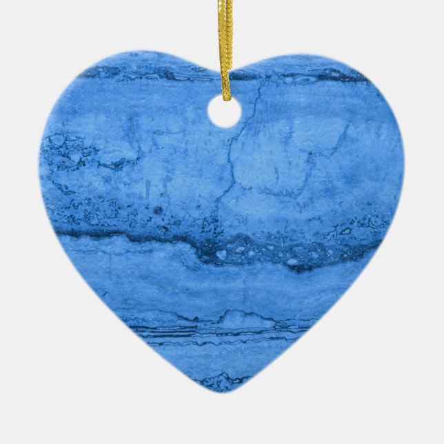 Blaues Granitmuster, blauer Marmor, blauer Stein Keramikornament (Vorne)