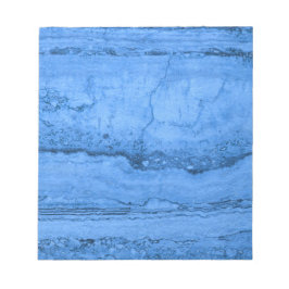 Blaues Granitmuster, blauer Marmor, blauer Stein Notizblock