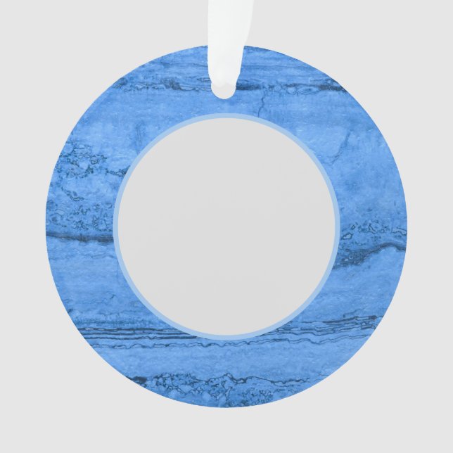 Blaues Granitmuster, blauer Marmor, blauer Stein Ornament (Vorderseite)