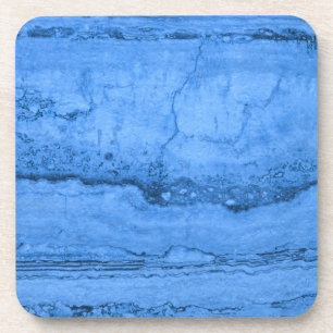 Blaues Granitmuster, blauer Marmor, blauer Stein Untersetzer
