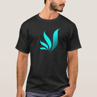 Blaues Gras-Ikonen-Dunkelheits-Shirt T-Shirt