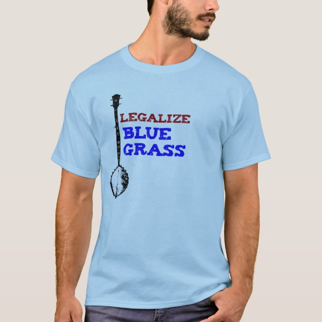 Blaues Gras! T-Shirt (Vorderseite)