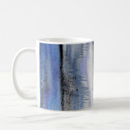 Blaues Grau-abstrakte Tasse