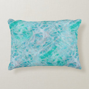 Blaues Grün-Grad ein Baumwollakzent-Kissen 16" X12 Dekokissen