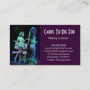 Blaues Grün-Traum - Alicia Visitenkarte