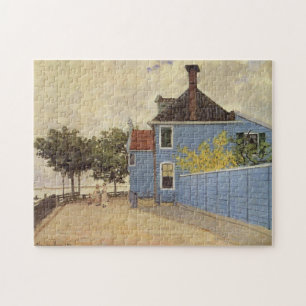 Blaues Haus in Zaandam Monet Fine Art Puzzle
