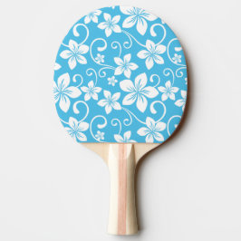 BLAUES HAWAII-MUSTER (BLAU) TISCHTENNIS SCHLÄGER