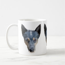 Blaues Heeler/australischer Vieh-Hund Kaffeetasse
