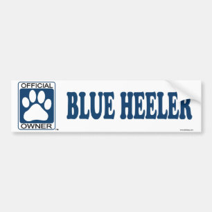 Blaues Heeler Blau Autoaufkleber