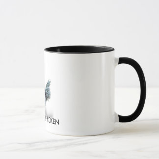 BLAUES HENNE-HUHN TASSE