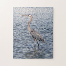 Blaues Heronwasser-Puzzle