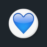 Blaues Herz - Emoji Magnet<br><div class="desc">Blaues Herz - Emoji</div>