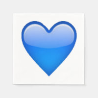 Blaues Herz - Emoji