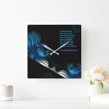 "Blaues Herz in Schwarz von der Venus" & Indiffere