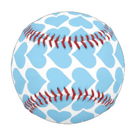 Blaues Herzmuster, Romantik, Liebe Baseball